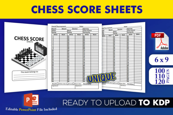 Chess Score Sheets KDP Interior Template: A Comprehensive Guide for Perfect Publication