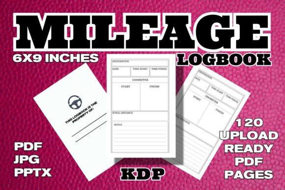 Custom KDP Mileage Logbook Interior