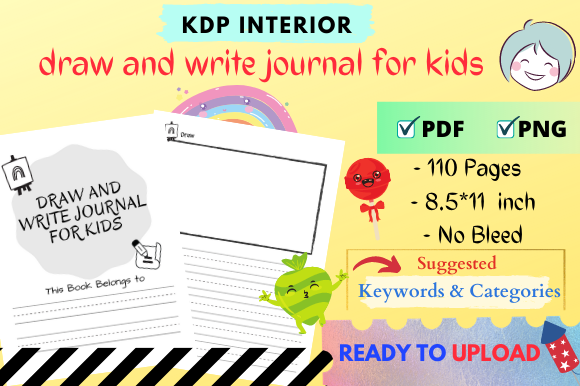 Draw Write Journal for Kids: A Creative and Educational Tool for Early Writers and Artists