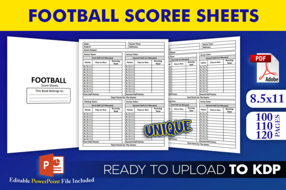 Football Score Sheets Book KDP Interior: A Comprehensive Guide
