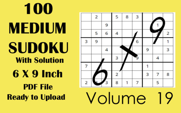 Strategic Use of Medium Sudoku Puzzle 100 6x9 KDP Vol 19 for Enhanced Productivity and Creativity