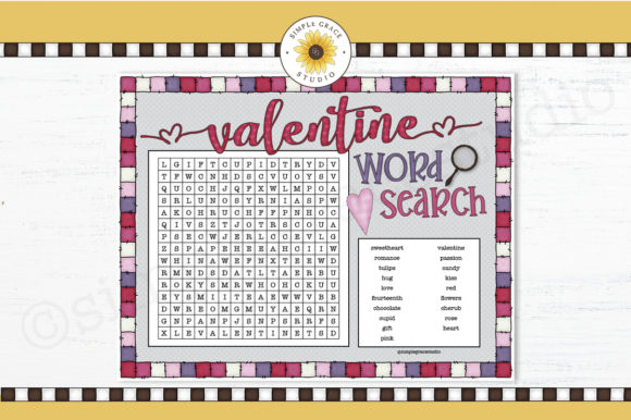 Valentine Word Search: A Charming Puzzle for Creative and Educational Use